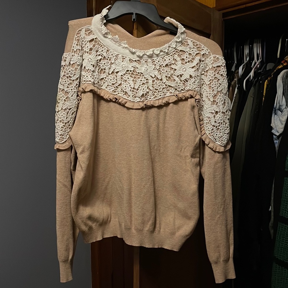Burlington Lace Sweater